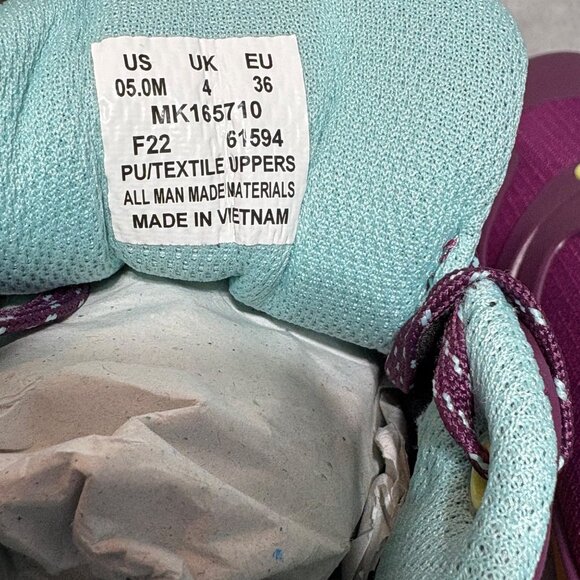 Merrell Girls Altalight Hiking Trail Running Shoes Size 5 Sneakers Berry Purple - Picture 9 of 10